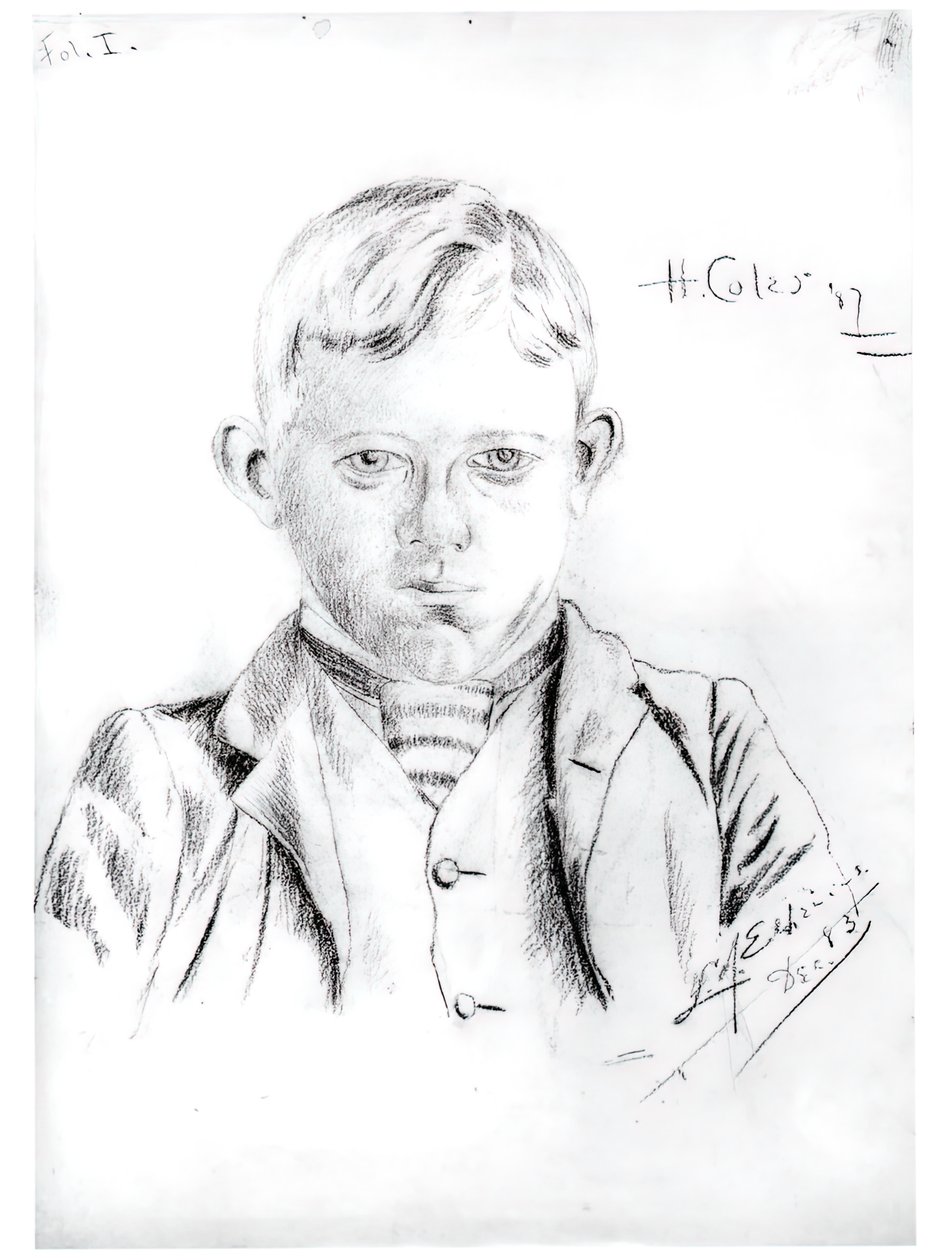 Portret Howarda L. Colesa, grudzień 1883. autorstwa Louis Michel Eilshemius