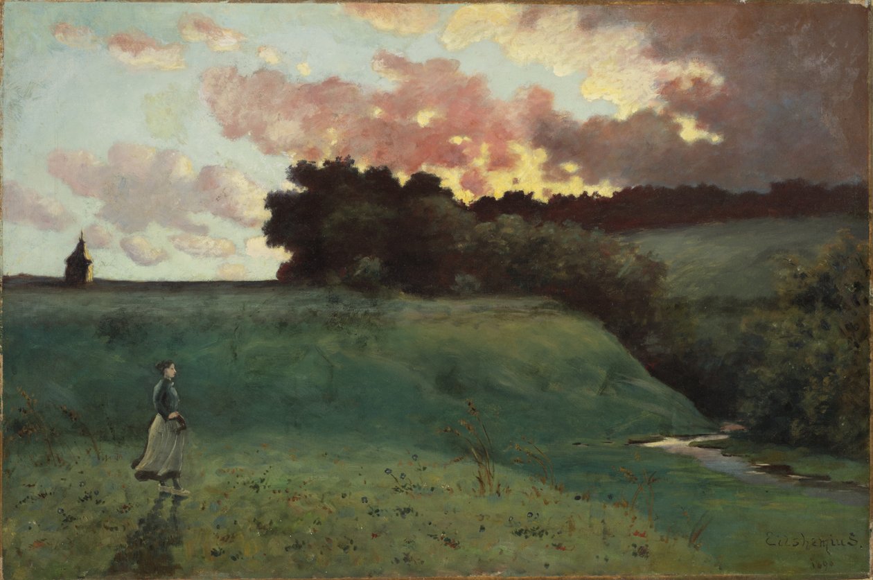Burzowy krajobraz, 1890 autorstwa Louis Michel Eilshemius