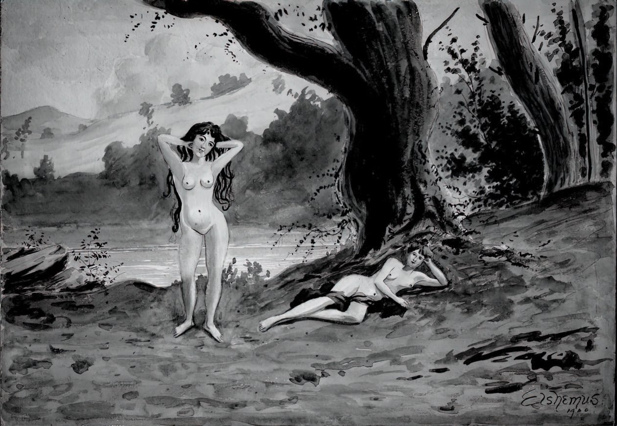 Dwa akty, 1900. autorstwa Louis Michel Eilshemius