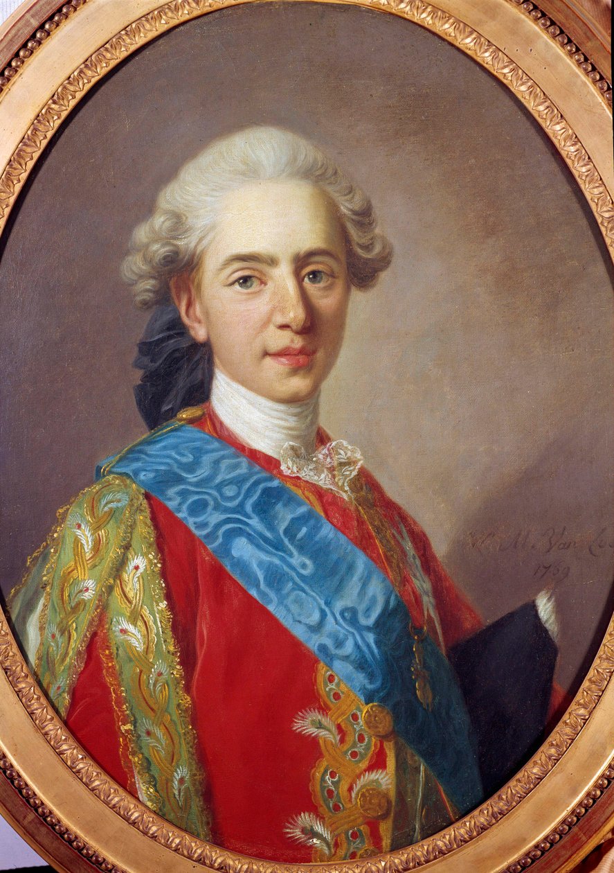 Portret Ludwika XVI, króla Francji, a następnie księcia Berry (1754-1793) Obraz Louis Michel van Loo (1707-1771) 1769 Nd. 0,64 x 0,49 m² autorstwa Louis Michel van Loo