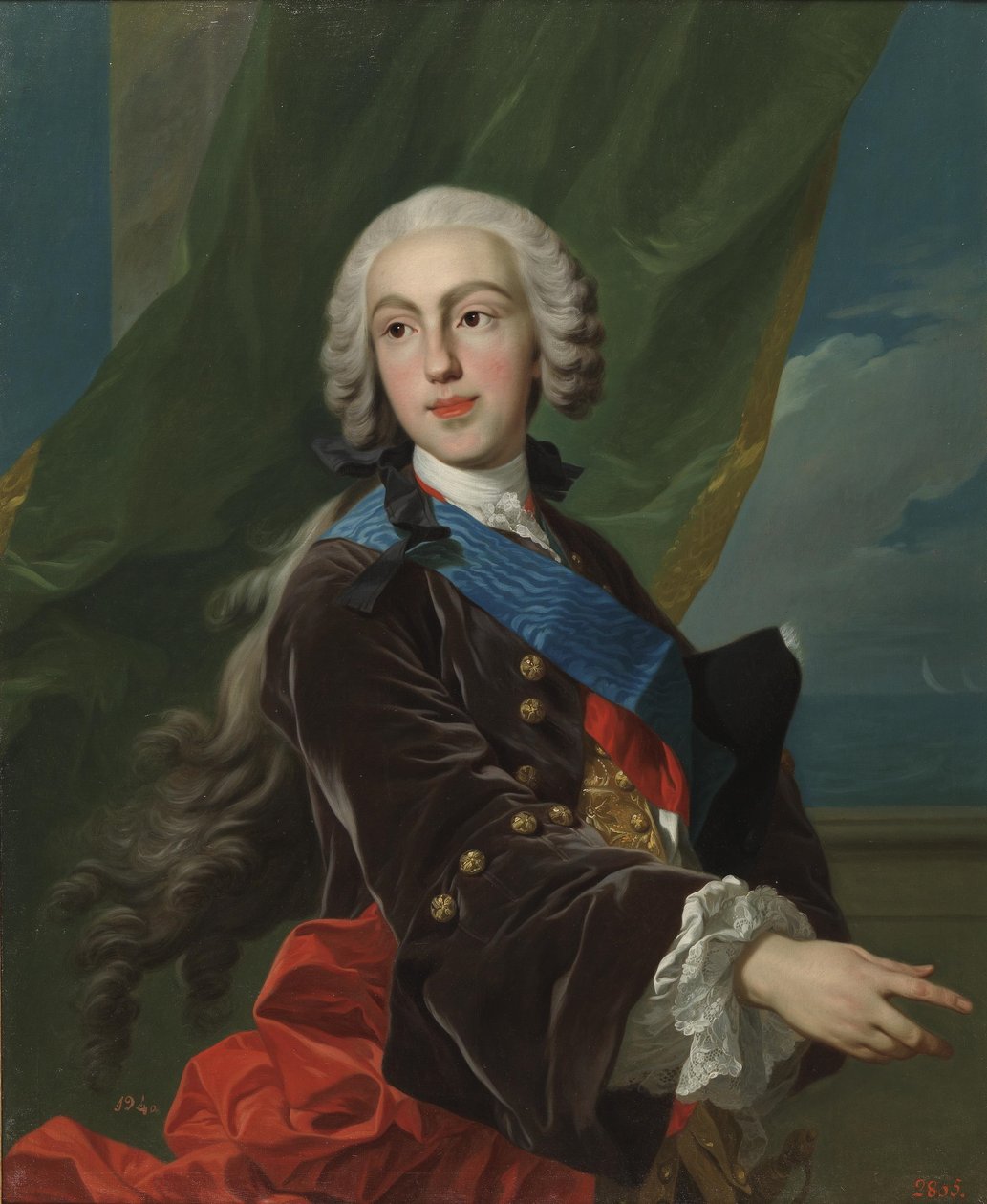 Felipe de Borbón y Farnesio, Infante Hiszpanii i książę Parma autorstwa Louis Michel van Loo