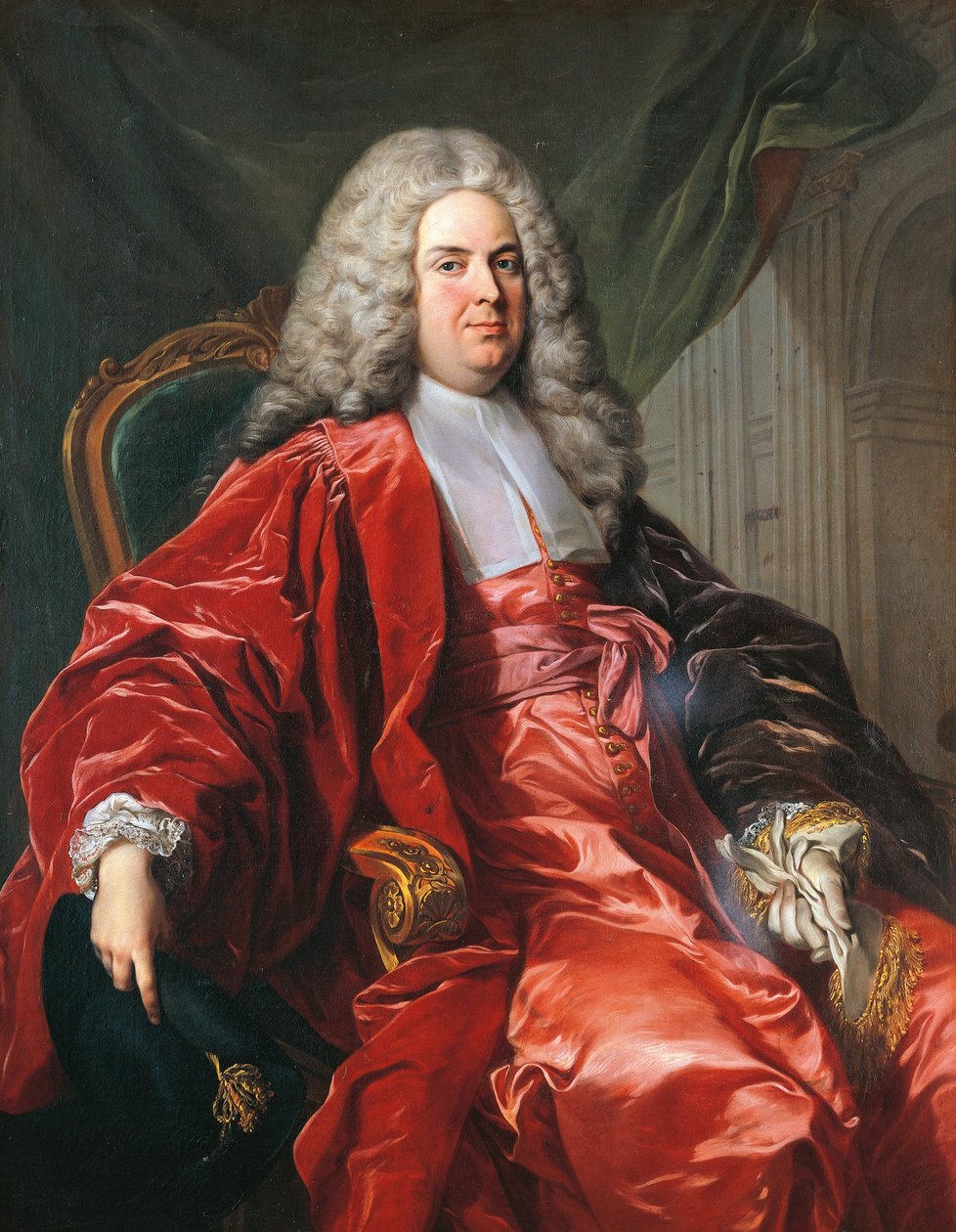 Portret Michela Etienne Turgota (1690-1751), autorstwa Lantheuila Michel Van Loo (1707-1771) autorstwa Louis Michel van Loo
