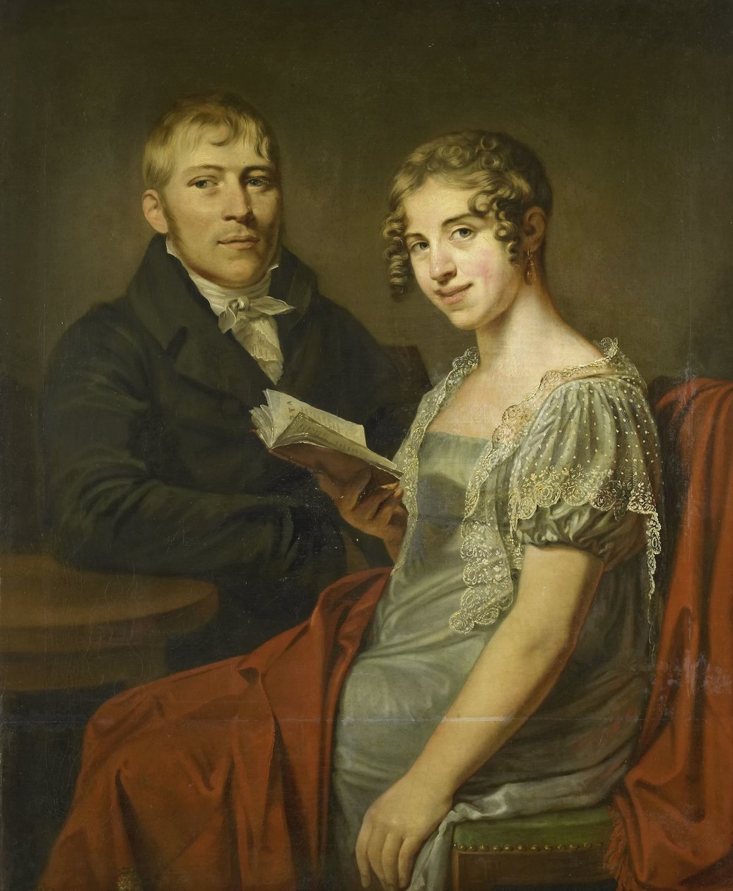 Hendrik Arend van den Brink (1783-1852) i jego żona Lukrecja Johanna van de Poll (1790-1850) autorstwa Louis Moritz