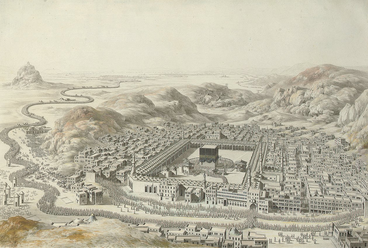 Mekka, 1787 autorstwa Louis Nicolas de Lespinasse