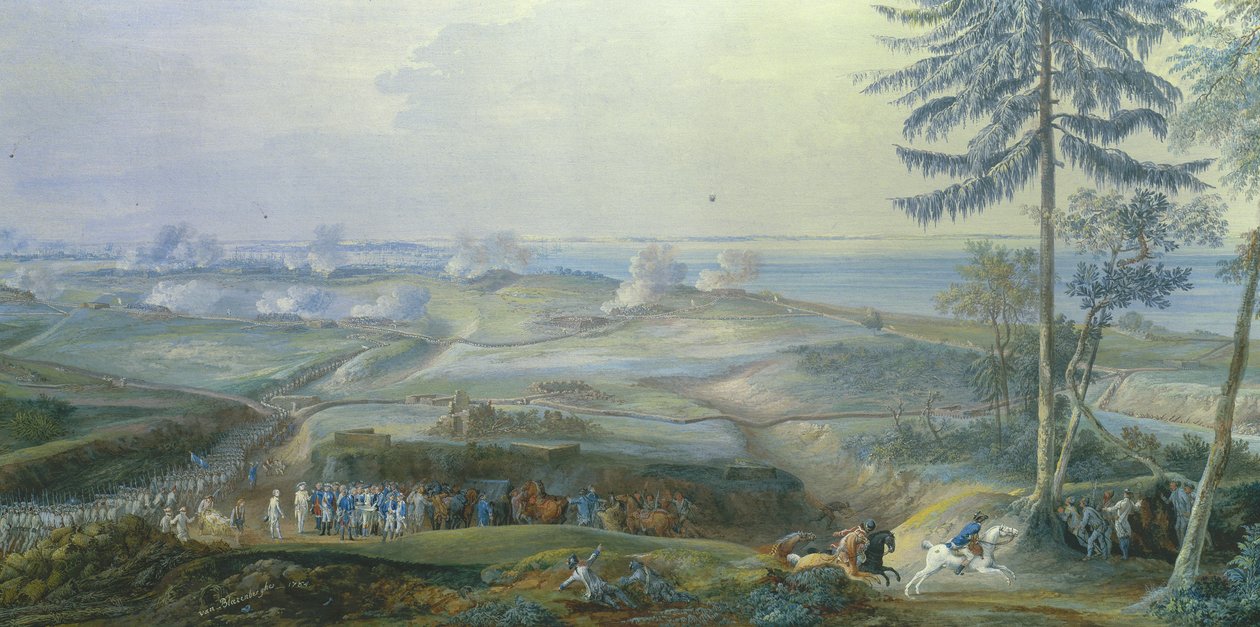 Siedziba Yorktown od 6 do 19 października autorstwa Louis Nicolas van Blarenberghe