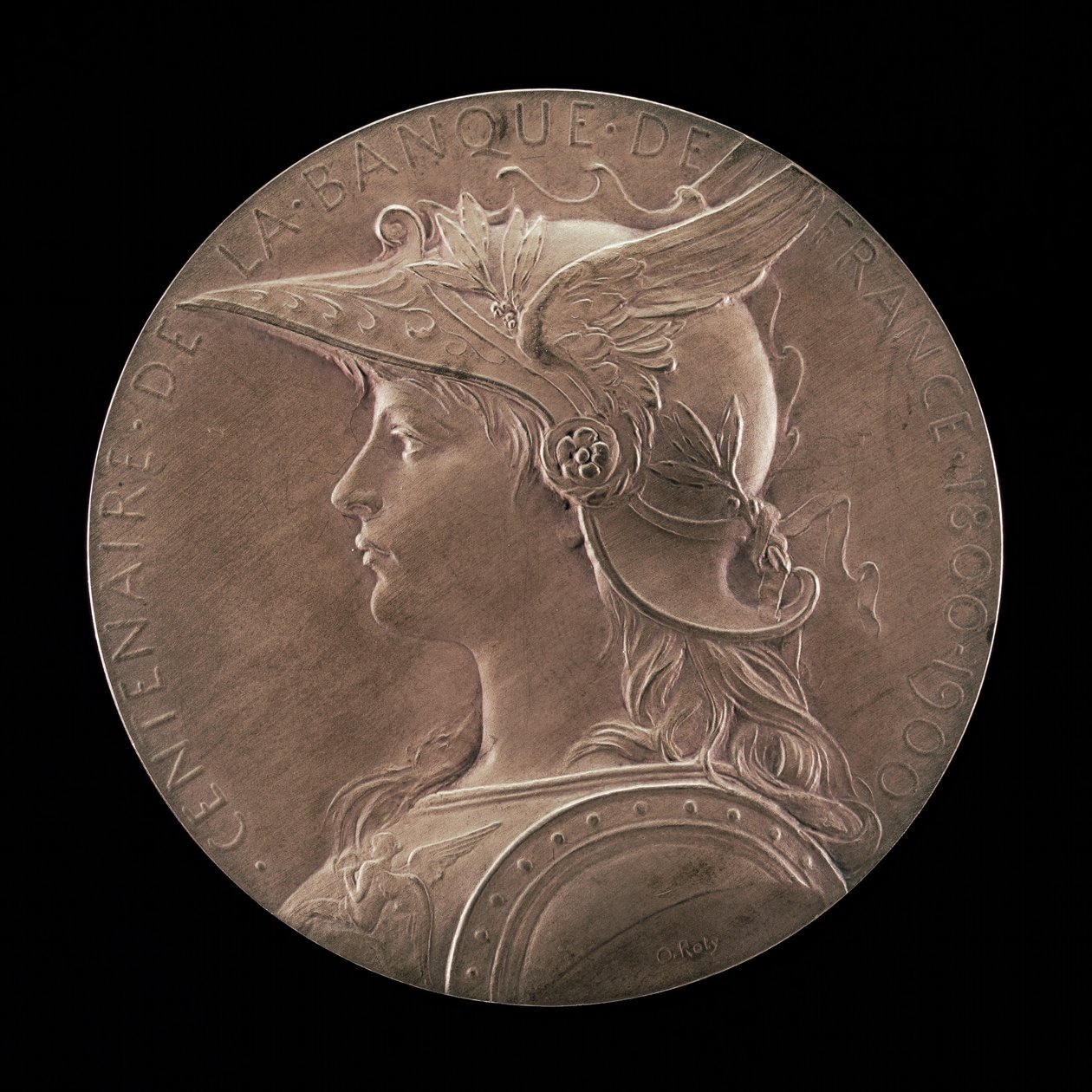 Stulecie Banku Francji, 1800-1900 [awers], 1900. autorstwa Louis Oscar Roty