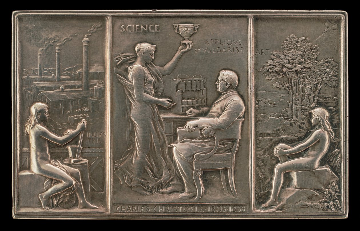 Charles Christofle, 1805-1863, złotnik [awers] autorstwa Louis Oscar Roty