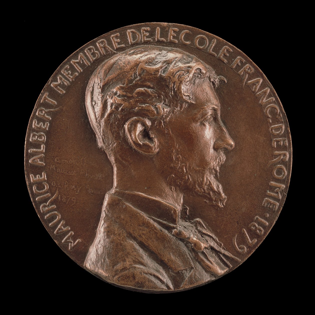 Maurice Albert, 1854-1907, 1879. autorstwa Louis Oscar Roty