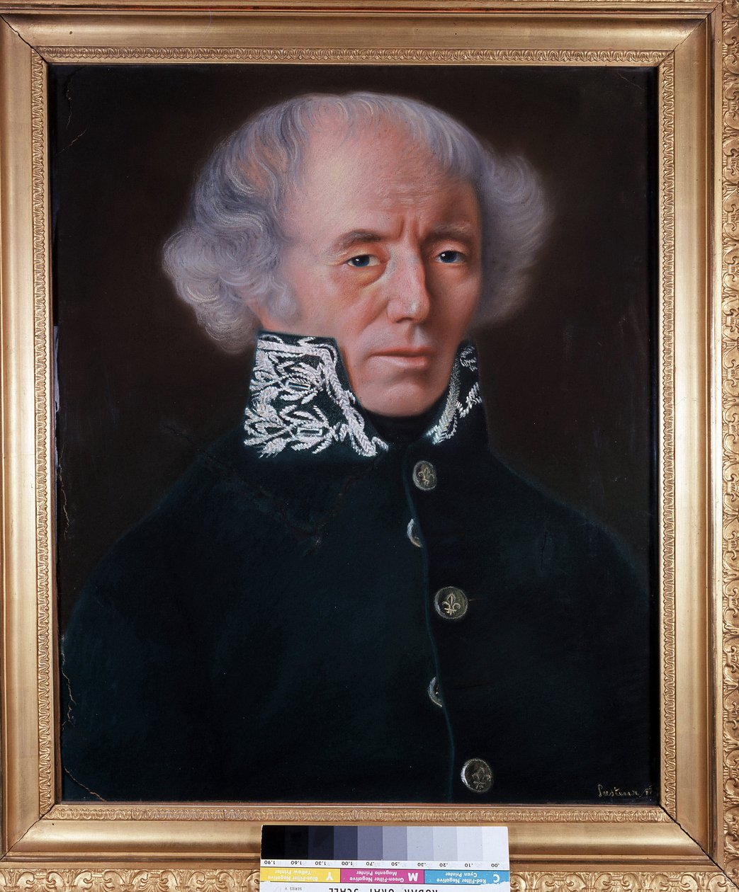 Portret Blondeau autorstwa Pasteura - Luwr autorstwa Louis Pasteur