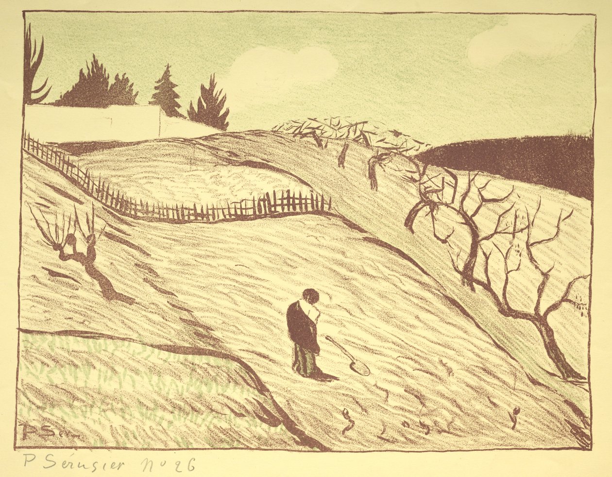 Krajobraz autorstwa Louis Paul Henri Sérusier
