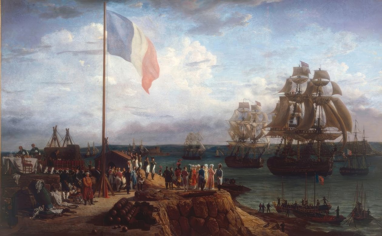 Napoleon I i Cesarzowa Marie-Louise be autorstwa Louis Philippe Crepin