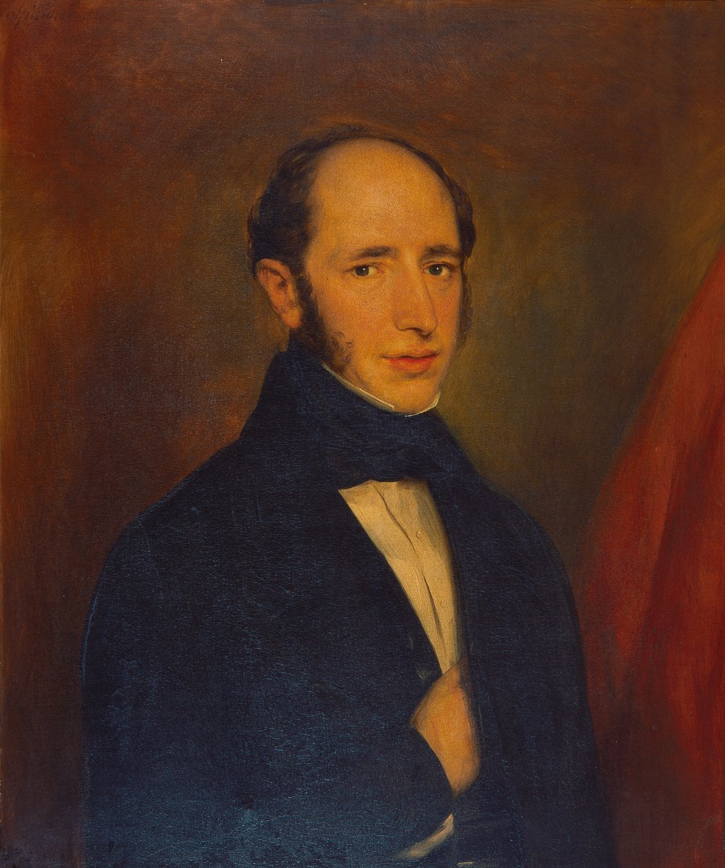Williama Crosfielda autorstwa Louis Pierre Spindler