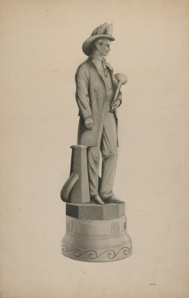 Statua, 1935-1942. autorstwa Louis Plogsted