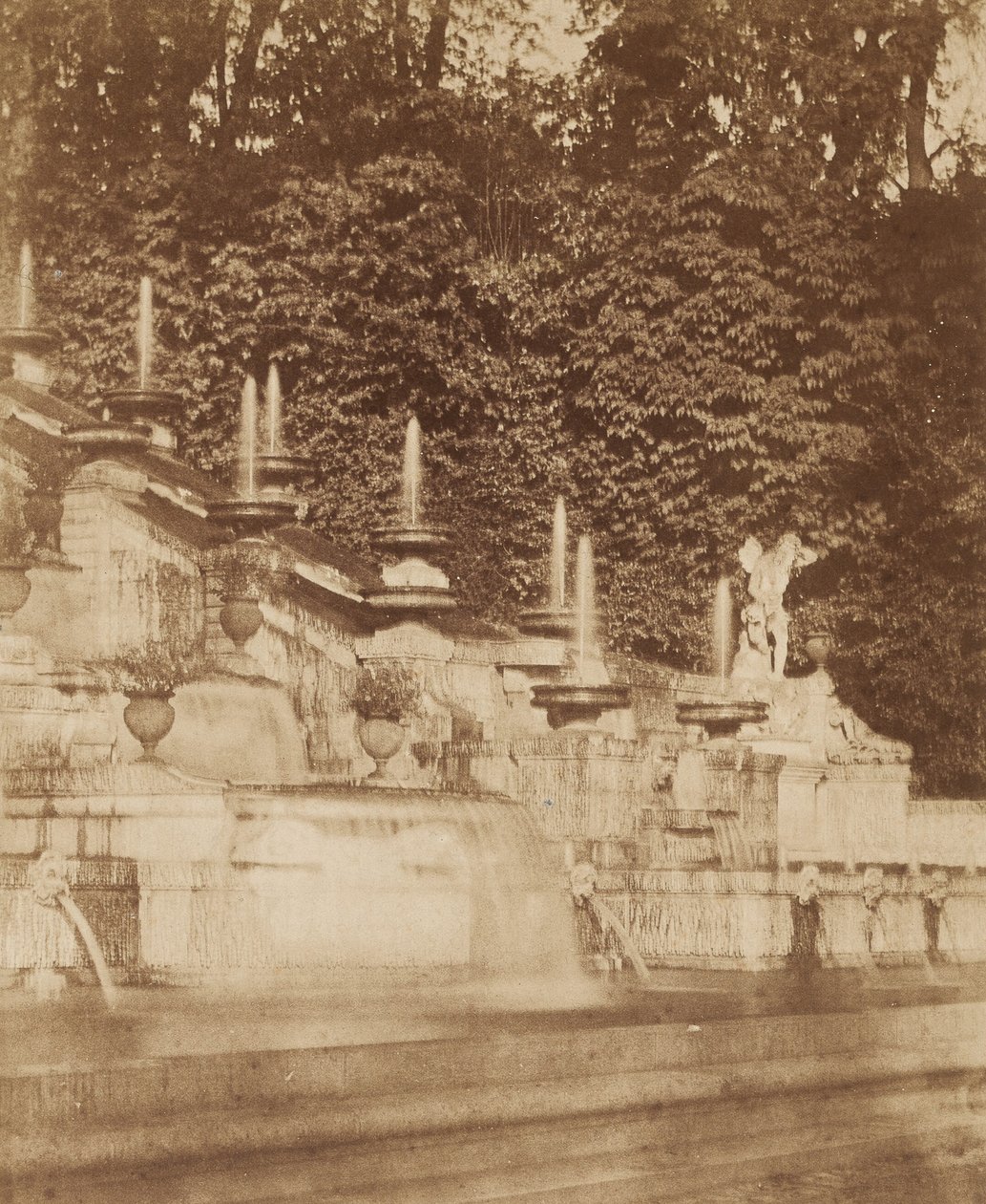 Kaskada w Chateau de St. Cloud autorstwa Louis Rémy Robert