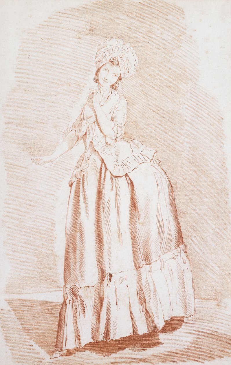 Stojąca Dama, autorstwa Louis Rolland Trinquesse