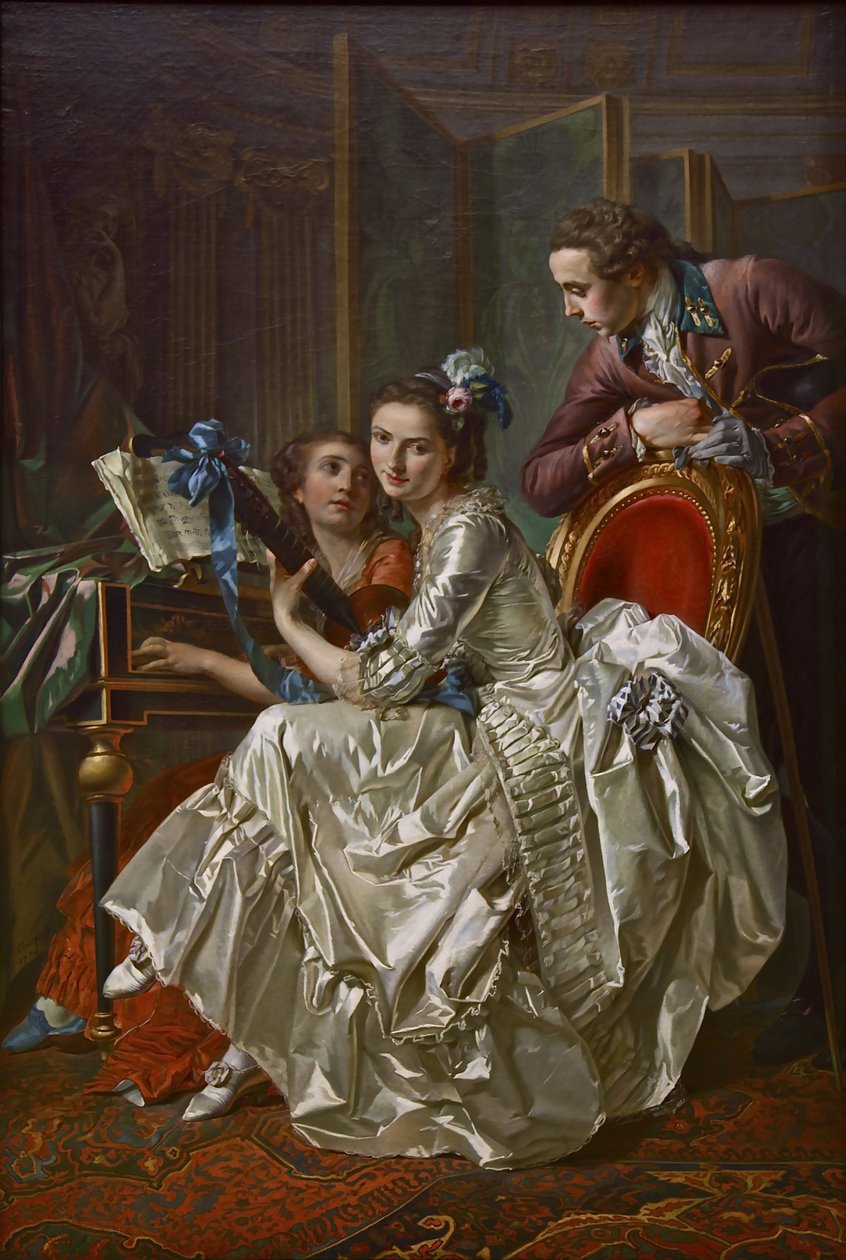 Impreza Muzyczna, 1774 autorstwa Louis Rolland Trinquesse