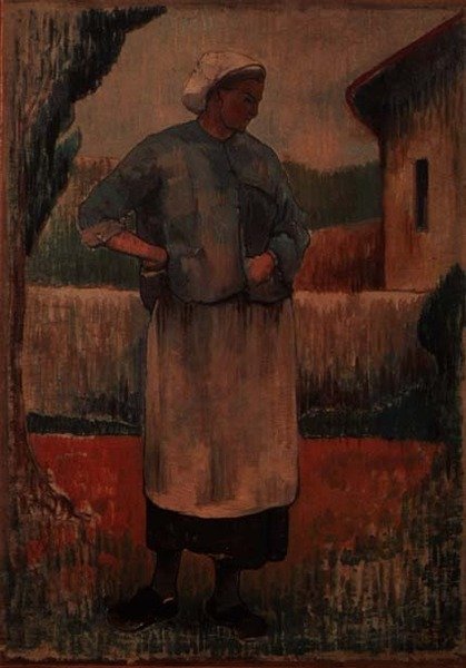 Żona rolnika w drewniakach autorstwa Louis Roy