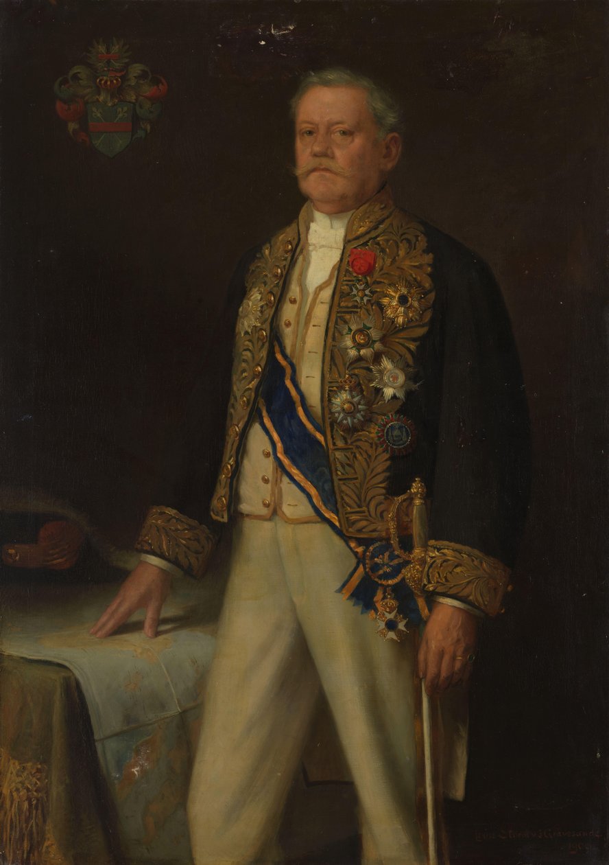 Carel Herman Aart van der Wijck (1840-1914). Generalny Gubernator (1893-99) autorstwa Louis Storm van 