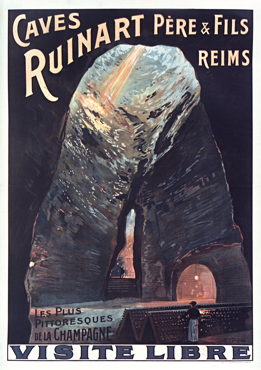 Ruiny jaskiń, 1914. autorstwa Louis Tauzin