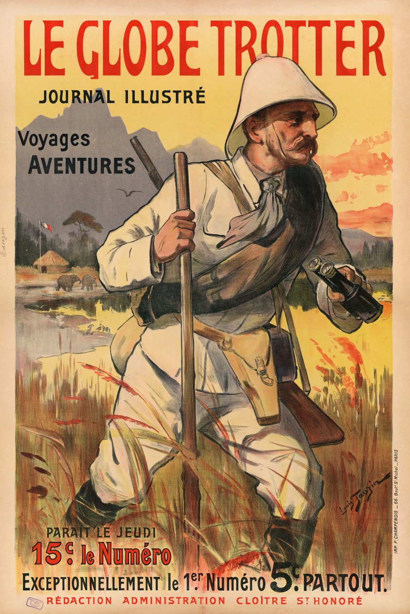The Globe Trotter, 1900. autorstwa Louis Tauzin