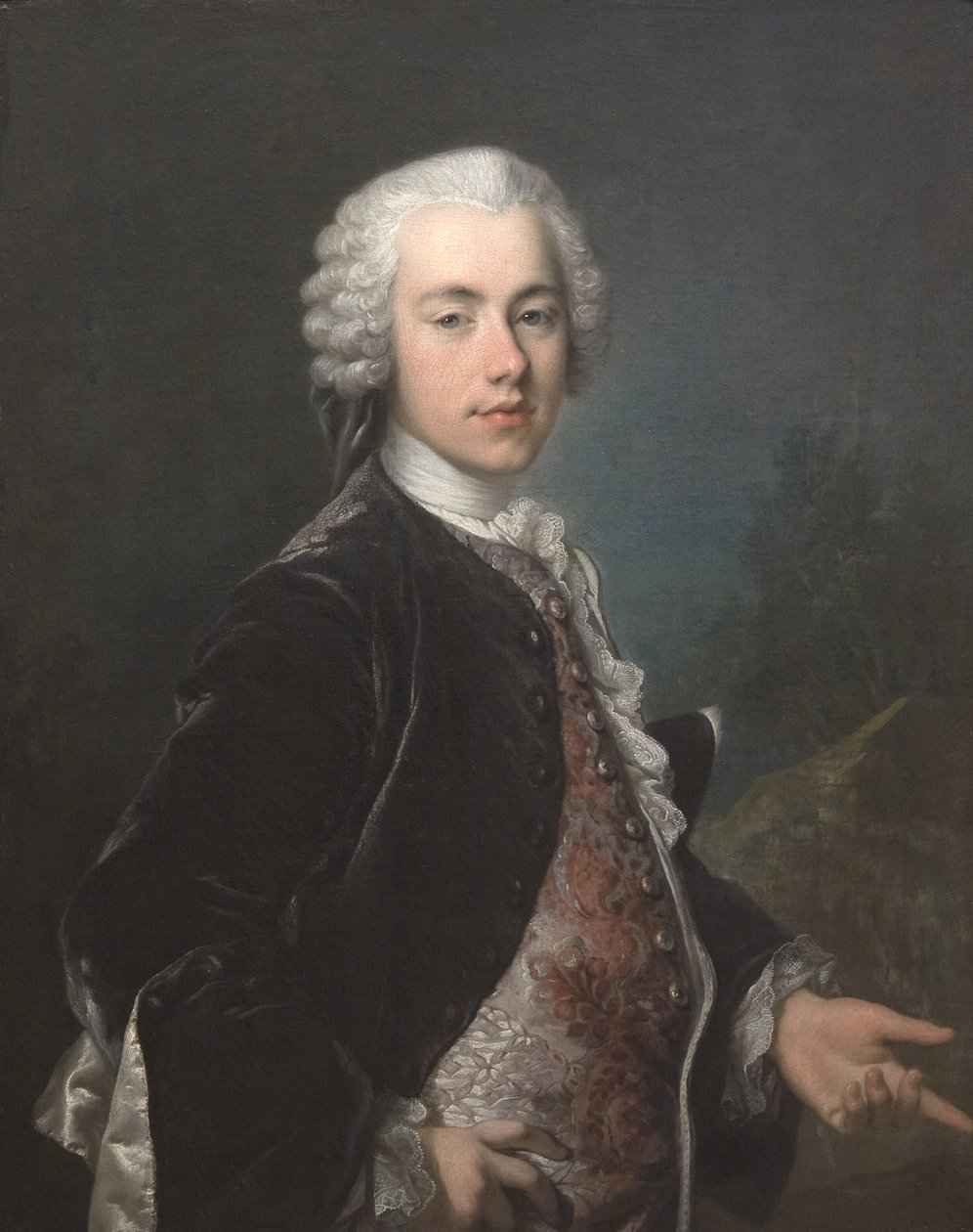 Portret Frederika Berregaarda autorstwa Louis Tocqué