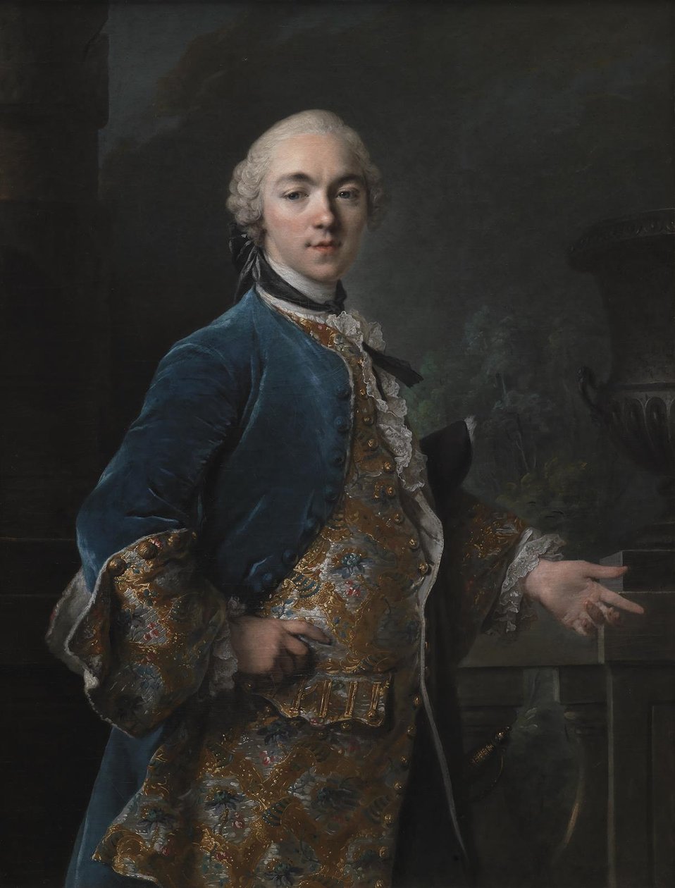 Portret Frederika Christiana Kraga (1726-1763) autorstwa Louis Tocqué