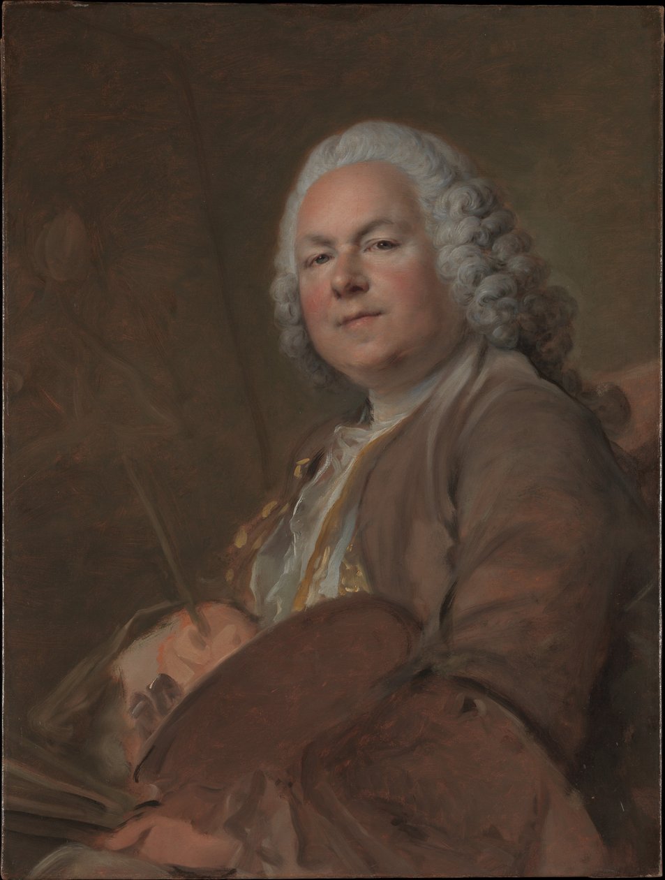 Portret Jean-Marc Nattier autorstwa Louis Tocqué