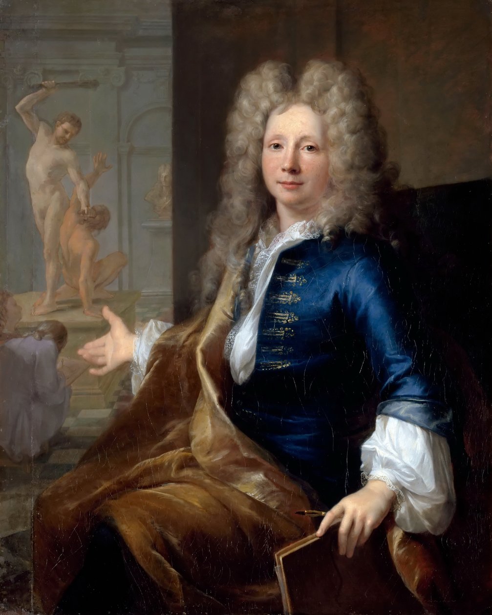 Portret Louisa Boullogne’a Młodszego 1654-1733 autorstwa Louis Tocqué