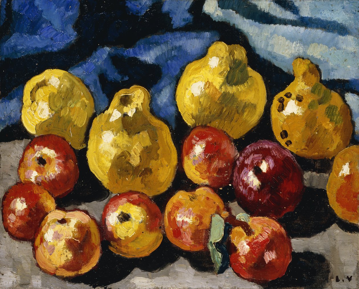 jabłka i pigwy; jabłka i pigwy autorstwa Louis Valtat