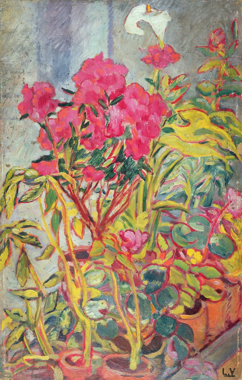 Azalie, ok. 1918 r. (olej na desce) autorstwa Louis Valtat