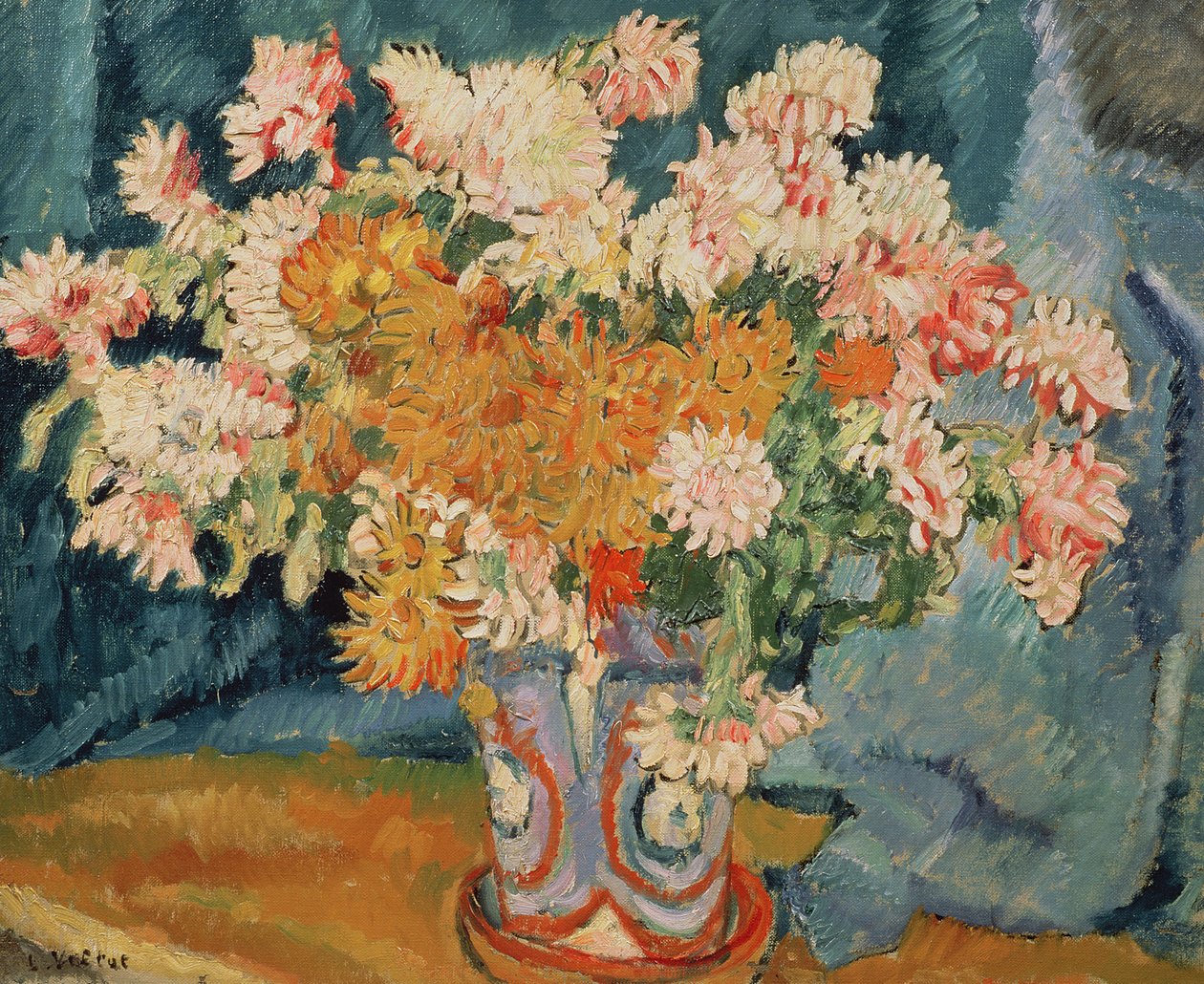 Bukiet kwiatów (olej na płótnie) autorstwa Louis Valtat