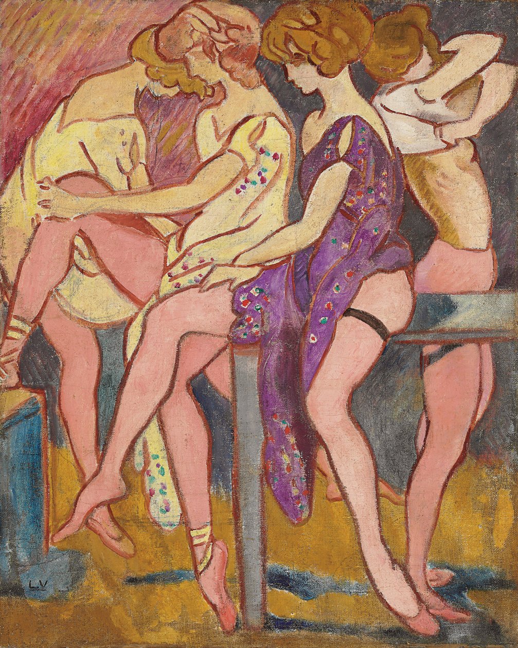 tancerze; tancerze autorstwa Louis Valtat