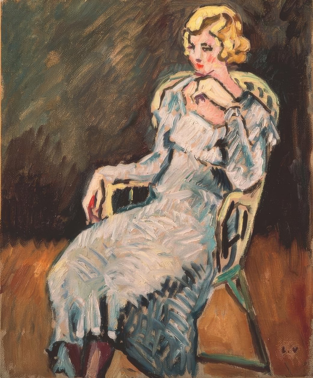 Młoda kobieta siedzi autorstwa Louis Valtat