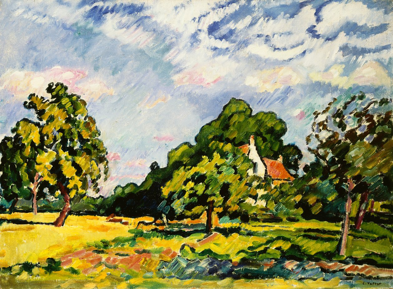 Krajobraz w Normandii autorstwa Louis Valtat