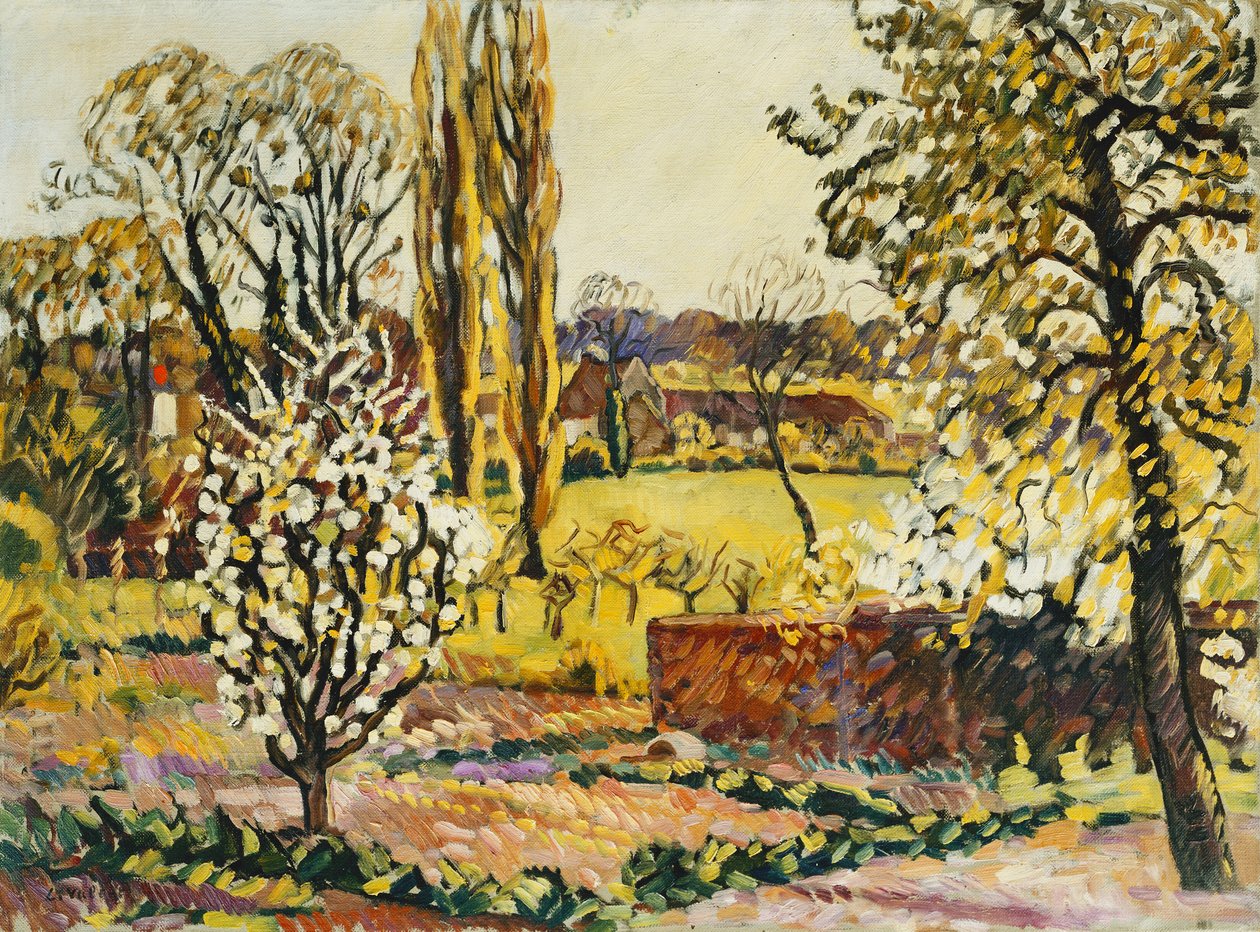 Krajobraz Choisela; Krajobraz Choisel, ok. 1914 r. (olej na płótnie) autorstwa Louis Valtat