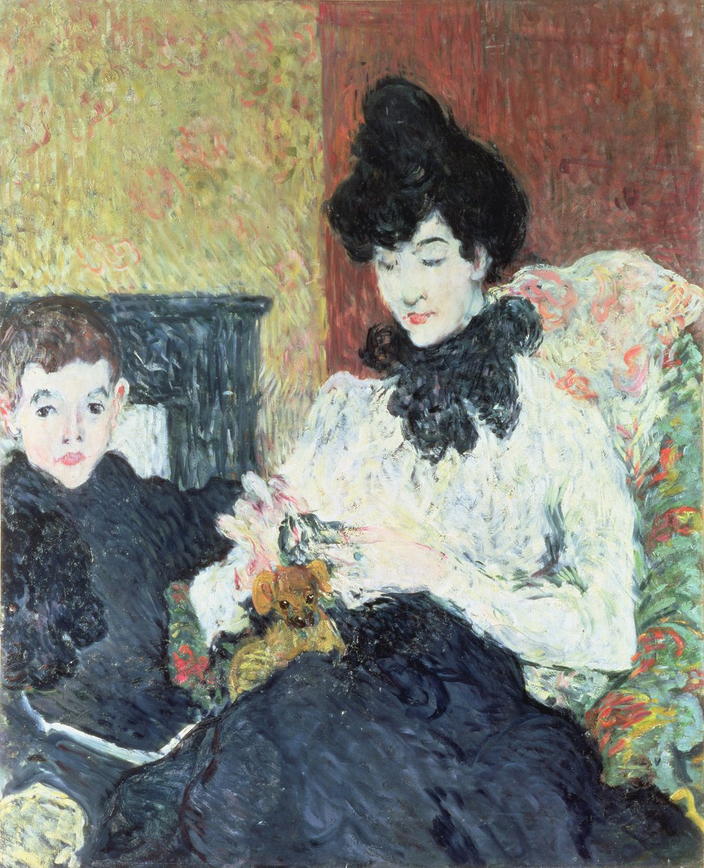Madame Doubrere i jej syn autorstwa Louis Valtat