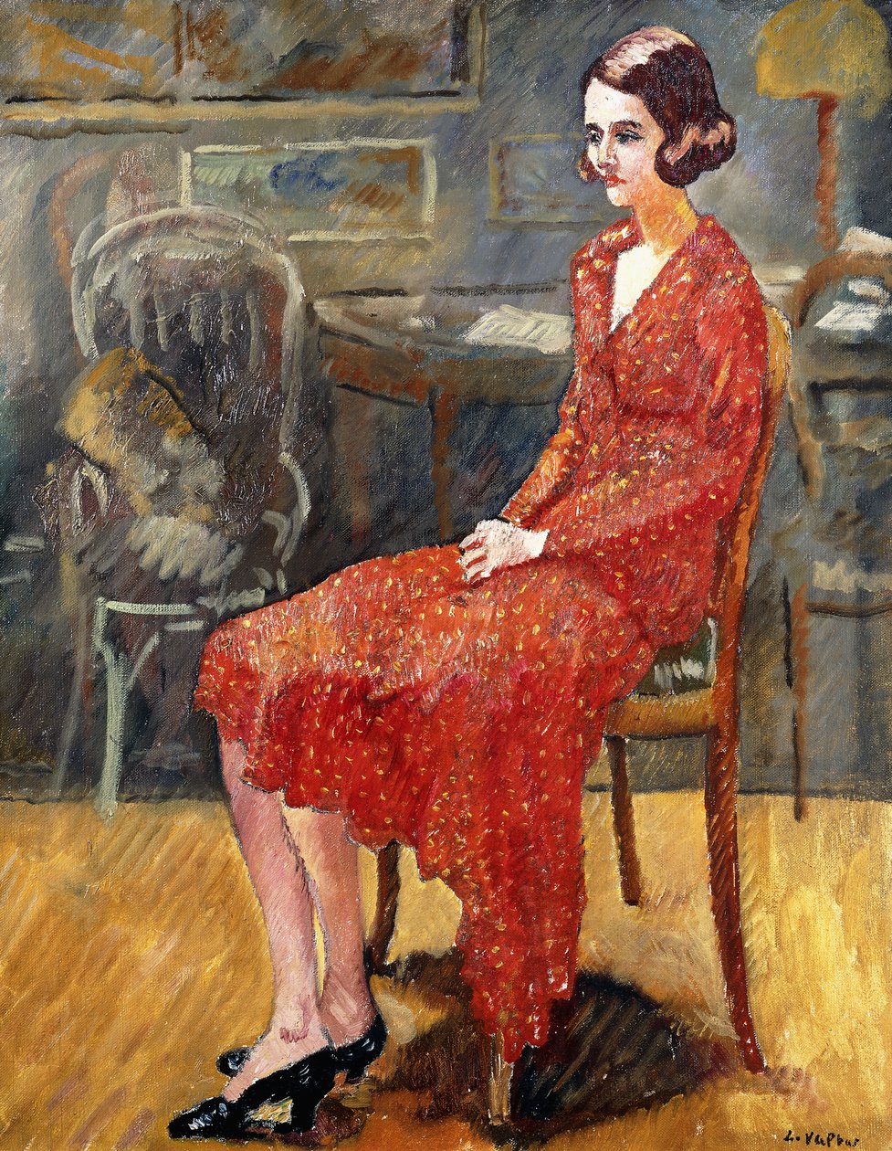 Panna Suzanne, siedząca; Panna Suzanne, siedzi autorstwa Louis Valtat