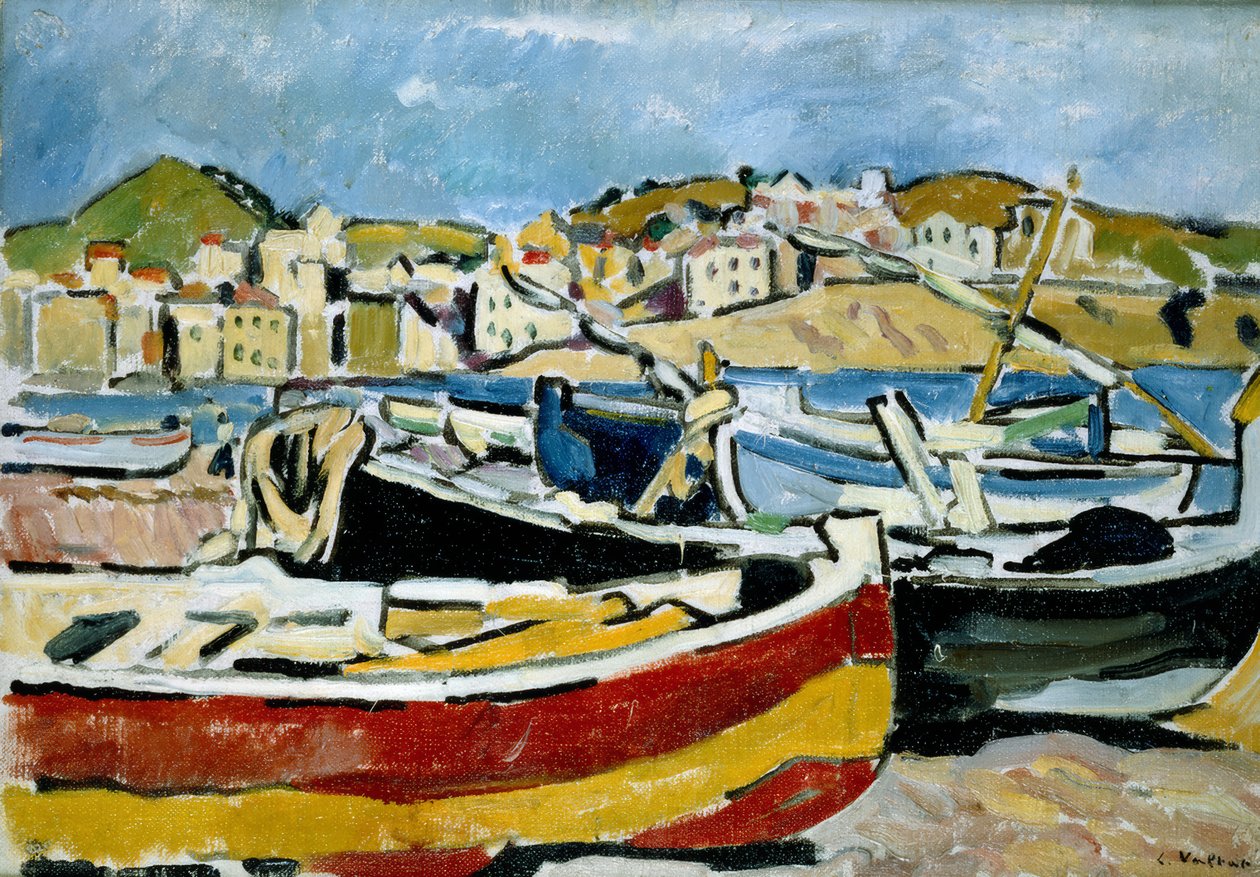 Śródziemnomorski port autorstwa Louis Valtat