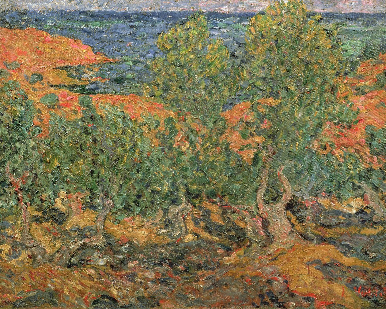 Ochrowe Skały autorstwa Louis Valtat
