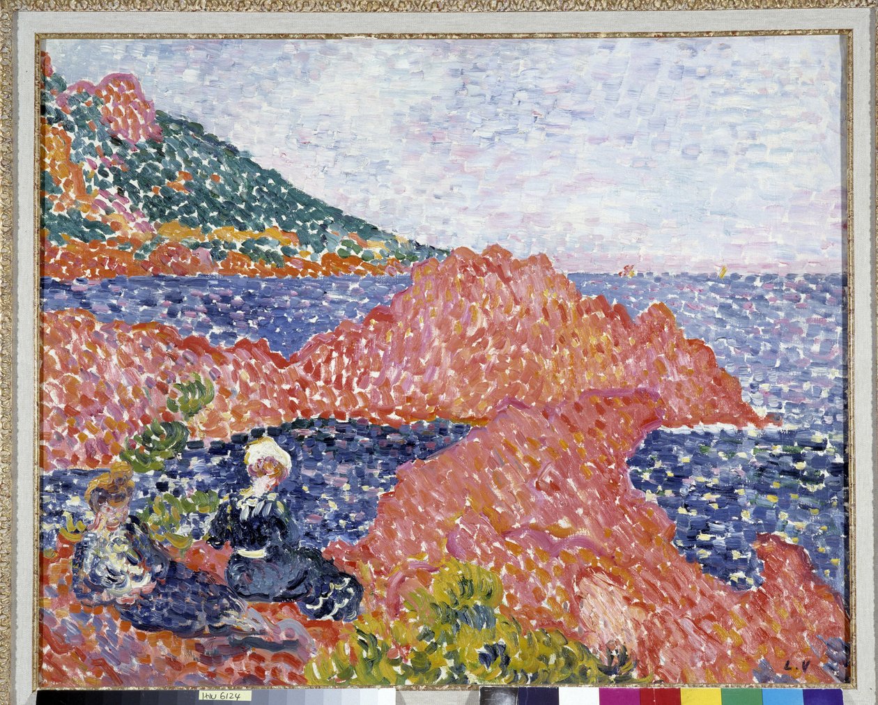 Red Rocks w Agay, szczyt Cap Roux autorstwa Louis Valtat