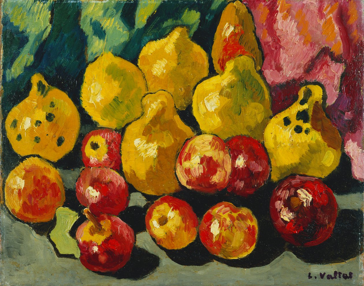 Martwa natura z owocami; Nature Morte aux Fruits autorstwa Louis Valtat