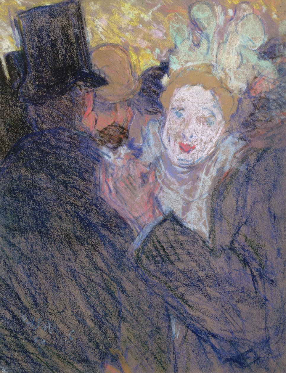 Rozmowa (pastel na papierze) autorstwa Louis Valtat