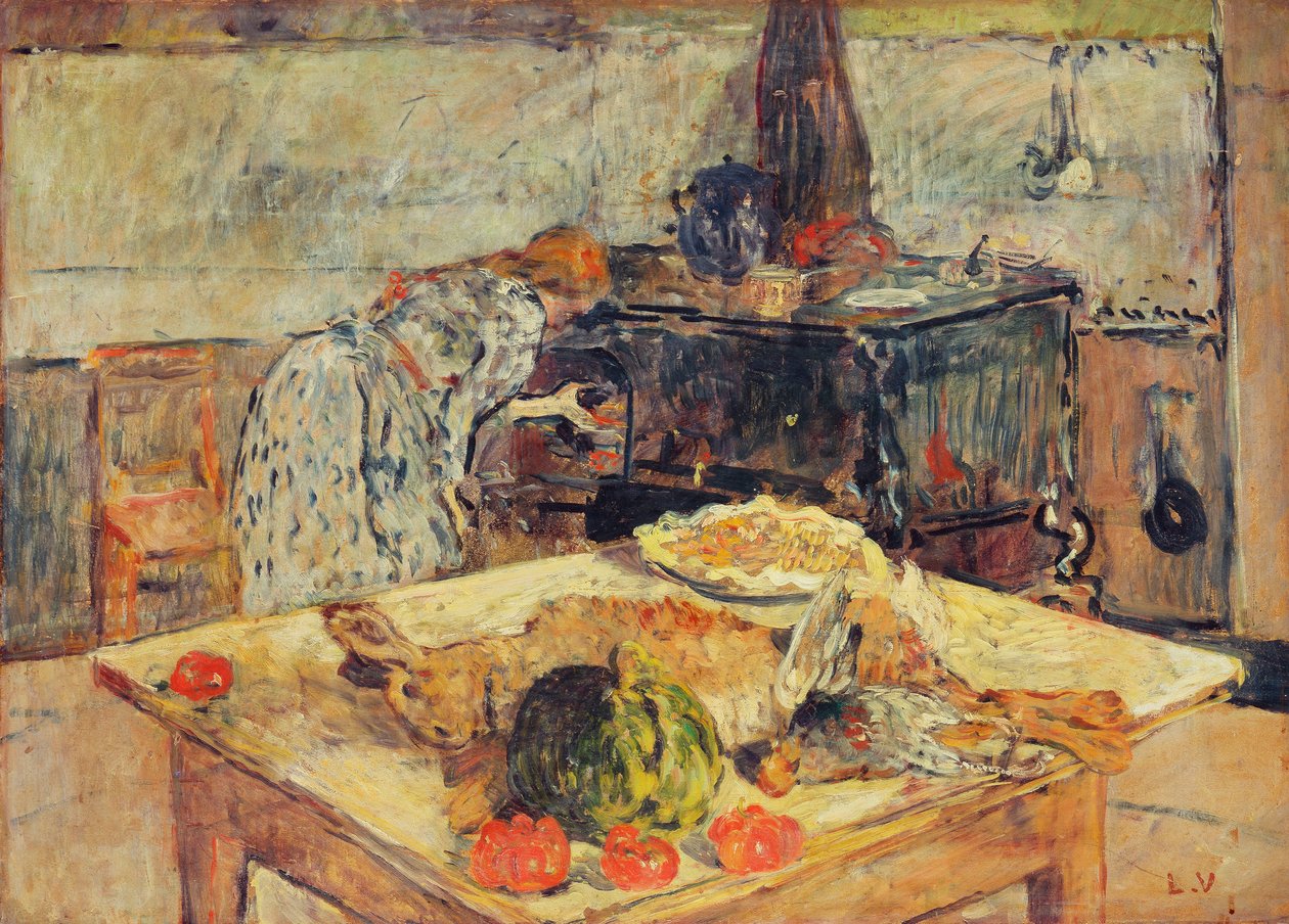 Kuchnia; La cuisine, ok. 1906 r. (olej na kołysce) autorstwa Louis Valtat
