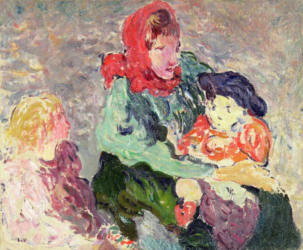 Czerwony Szalik autorstwa Louis Valtat