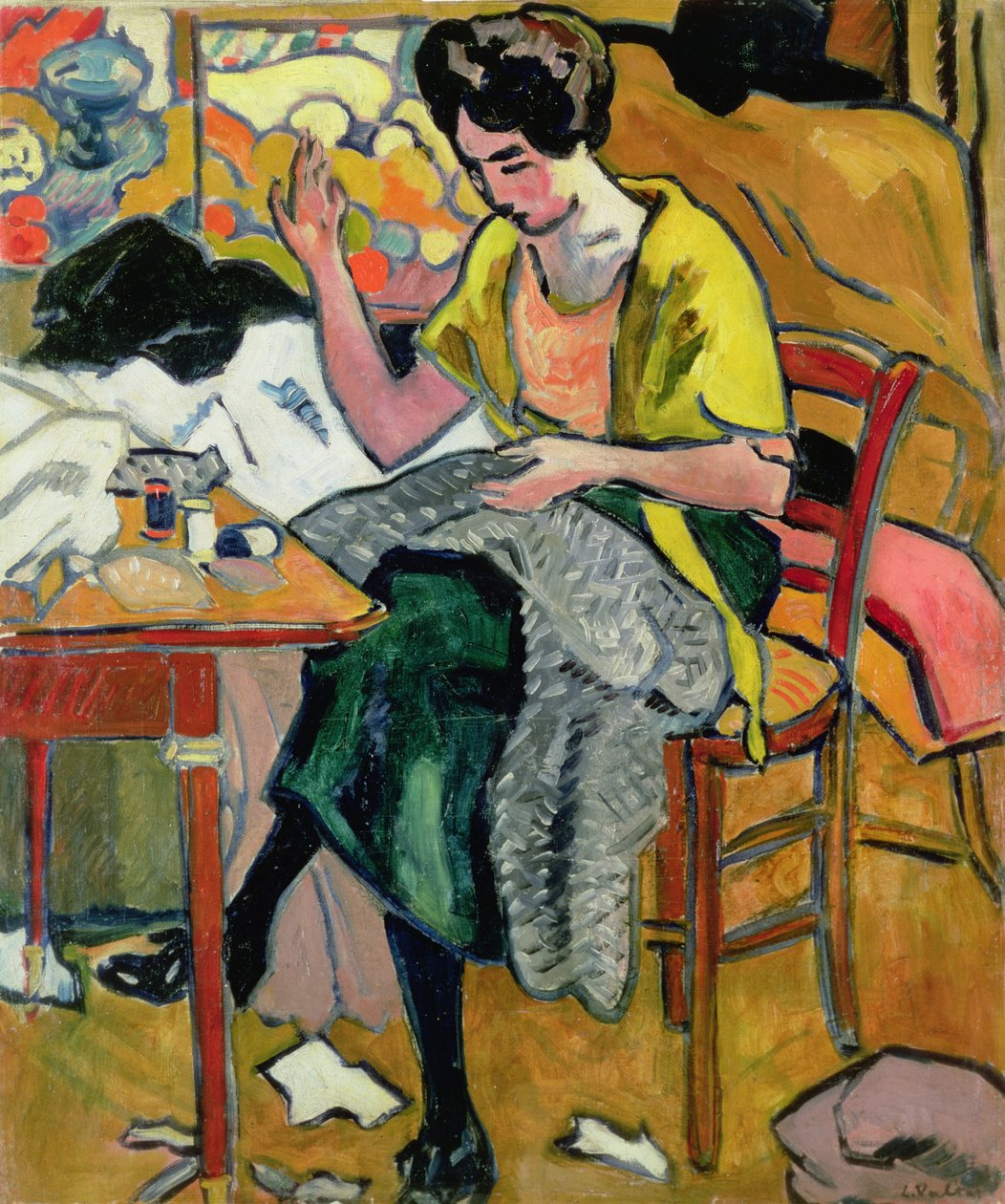 Krawcowa autorstwa Louis Valtat