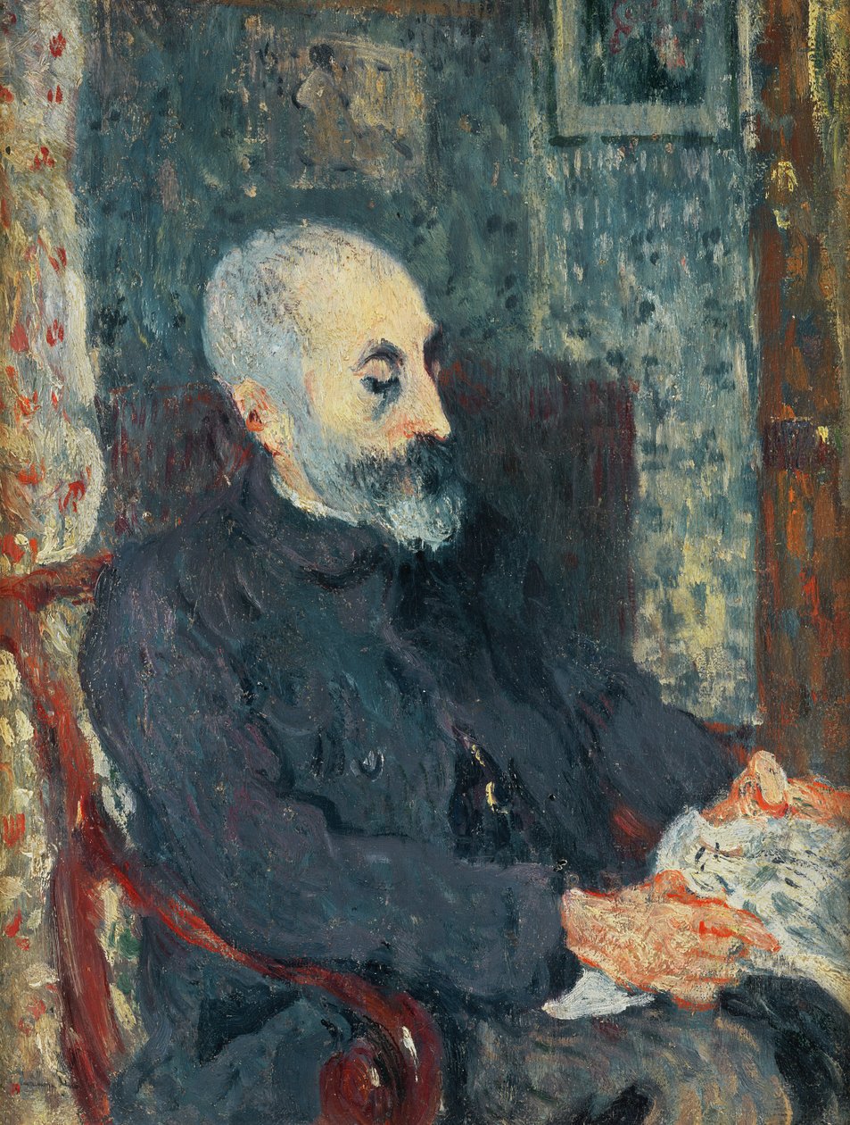 O escultor François Valtat, tio-avô de Louis Valtatpolish autorstwa Louis Valtat