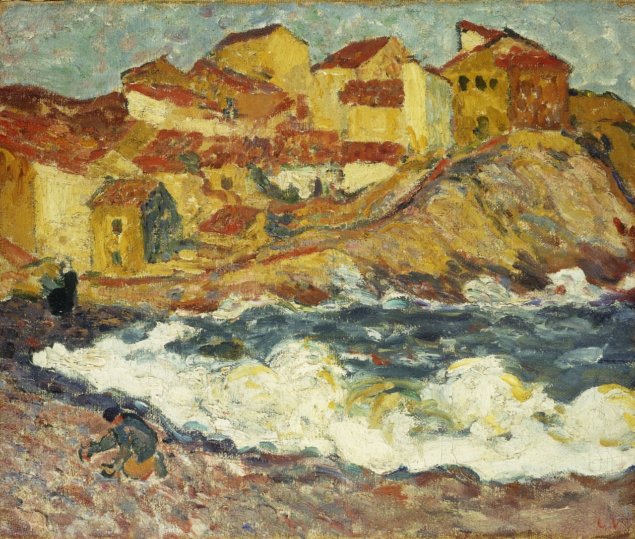 Wioska nad morzem autorstwa Louis Valtat