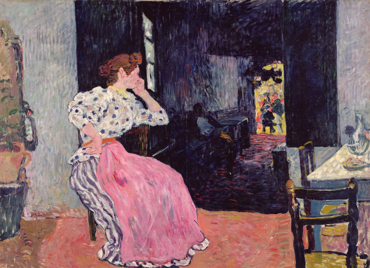 Kobieta w kabarecie autorstwa Louis Valtat