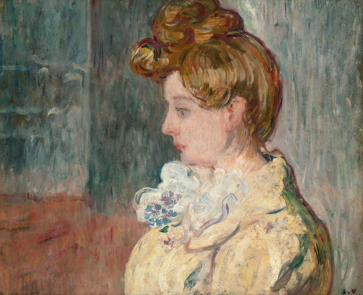 Kobieta w Moulin Rouge, ok. 1902 r. (olej na papierze) autorstwa Louis Valtat