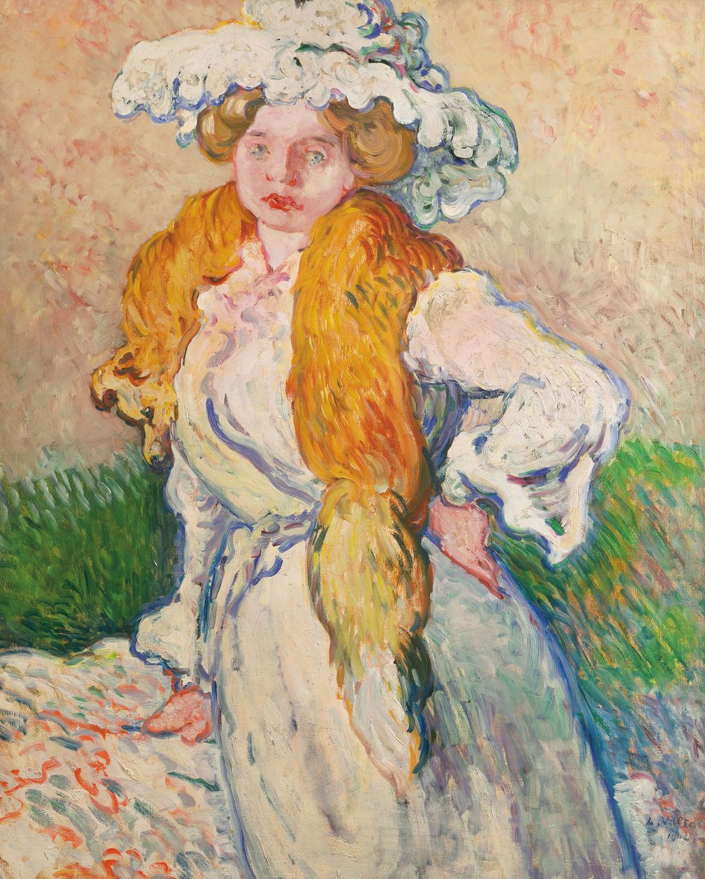 Kobieta z lisem autorstwa Louis Valtat